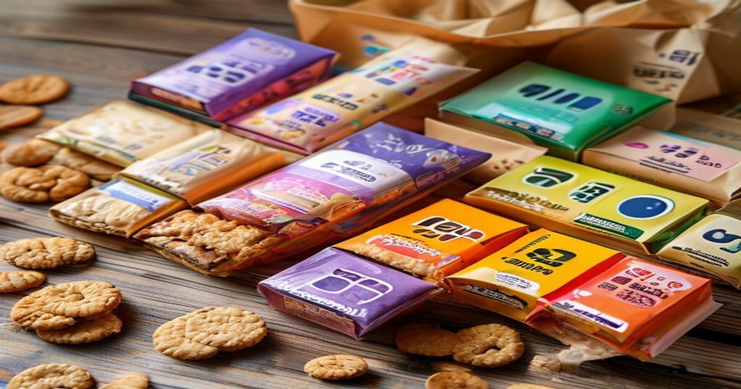 Korean snack box subscription packages and treats displayed together, showing typical contents of monthly K-snack deliveries