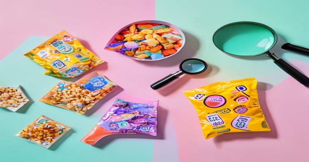 Comparison of authentic vs counterfeit Korean snacks with packaging details highlighted