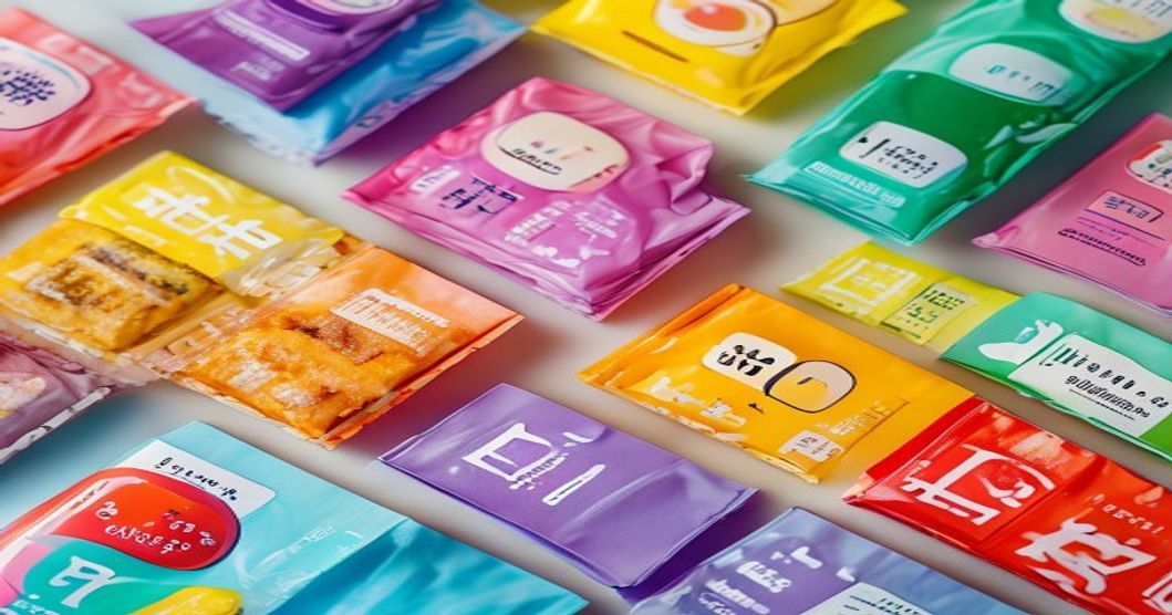 Korean snack best-by date labels on packaging — shelf life comparison